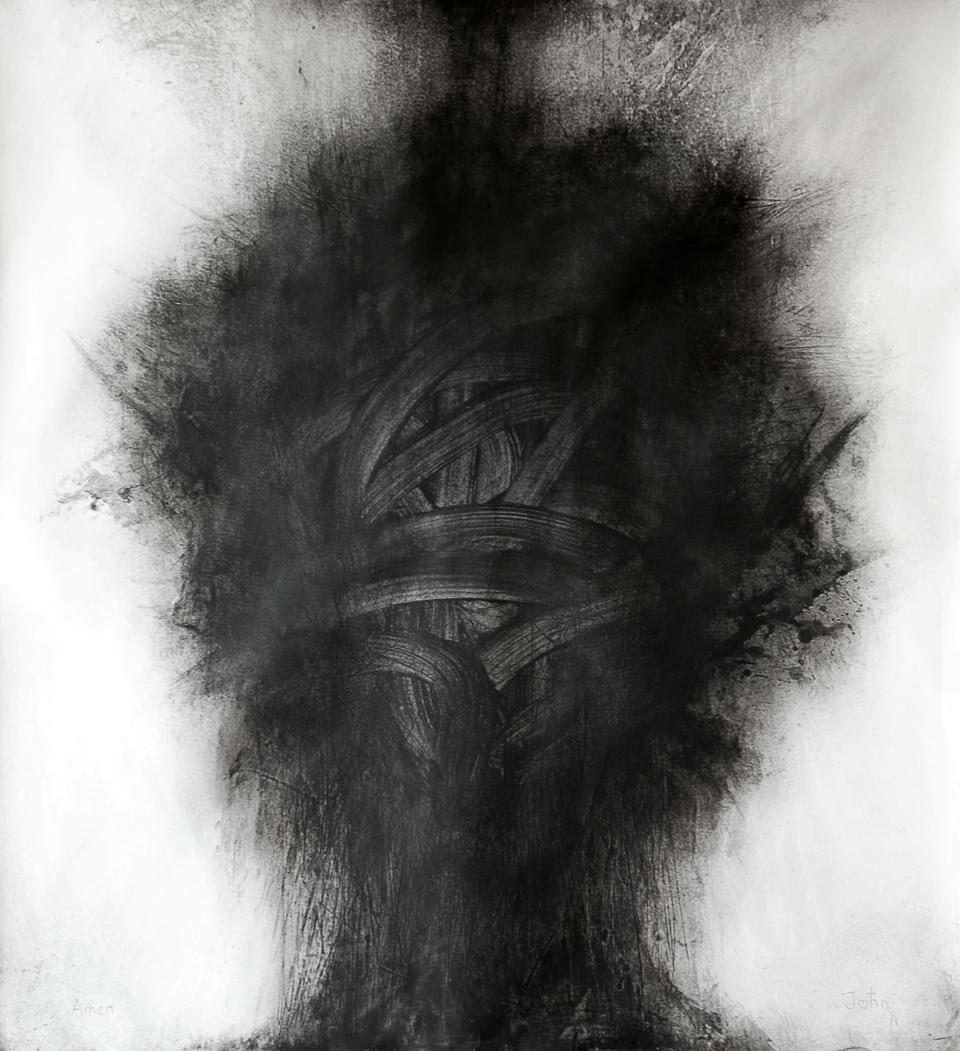 Head - Internal   2011 Charcoal and on Paper  124 x 114 cm    $3,700