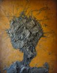 Singing Head 2012 oil and acrylic on board 157 x 122 cm    SOLD
