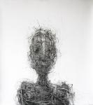 Amen Drawing  2013  charcoal on paper  115cm x 103.5cm       SOLD 