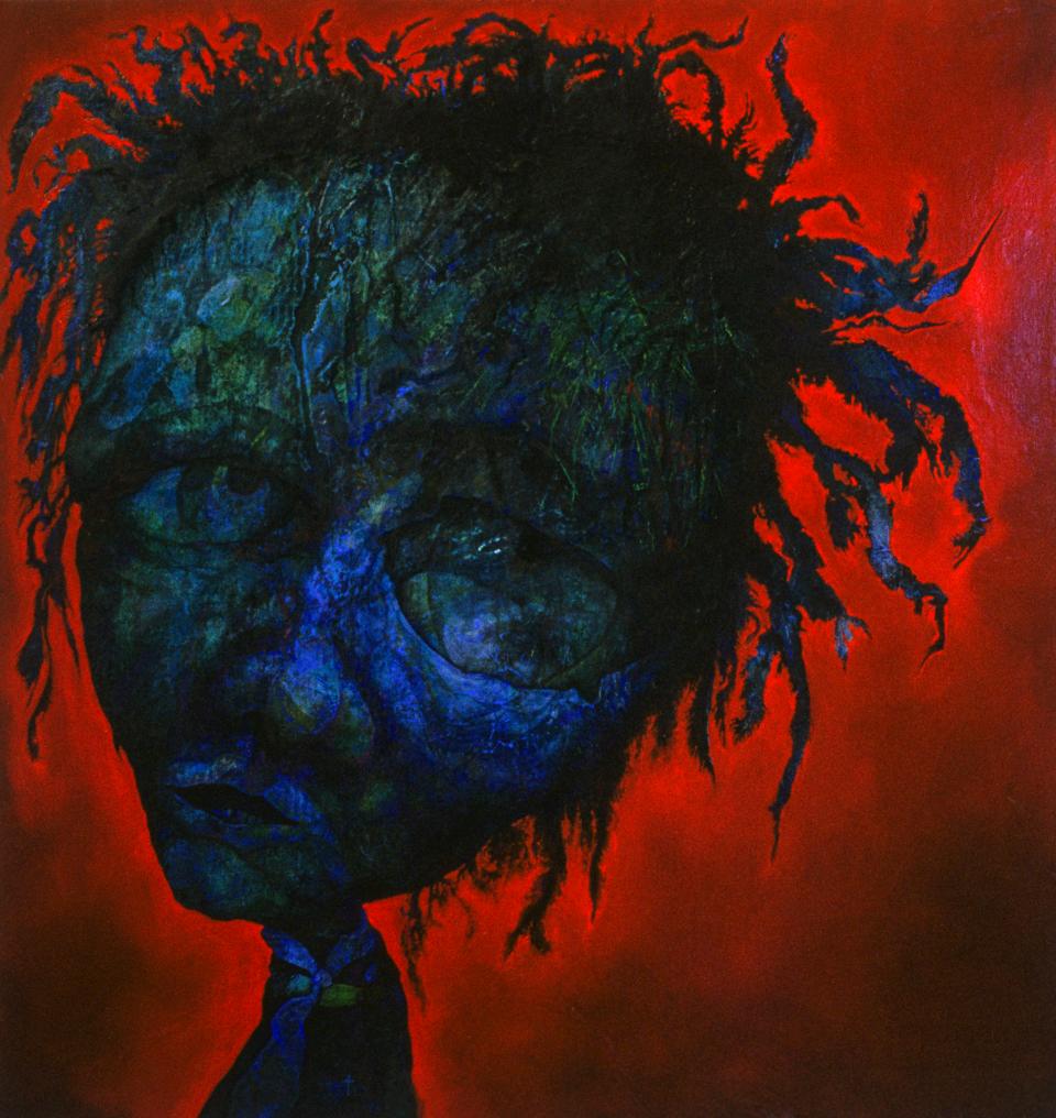 I Am a Sinner  1993  oil on canvas  84 x 81 cm  SOLD